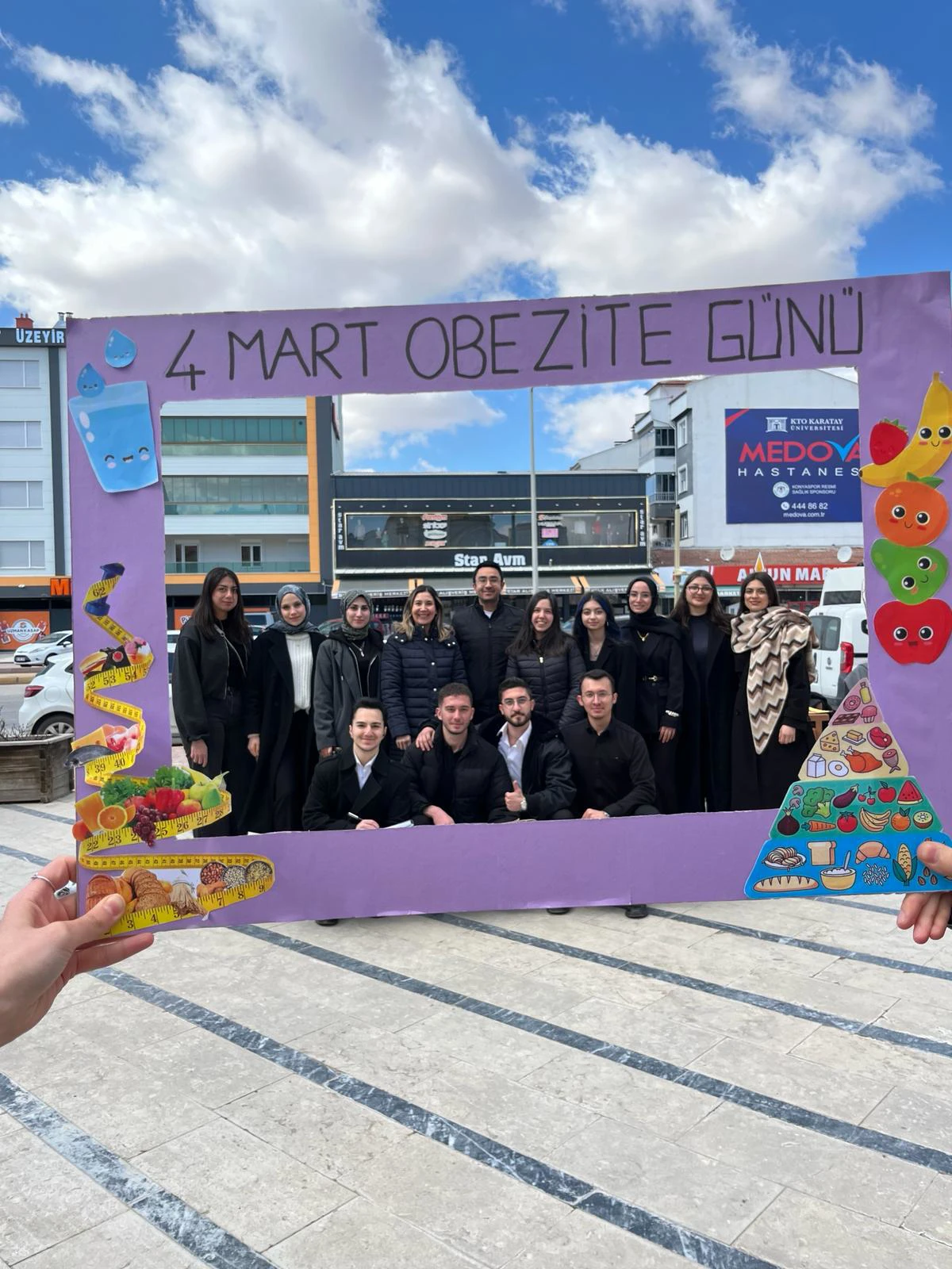 Kulu Sağlık Bilimleri Fakültesi Öğrenci Topluluğundan 4 Mart Dünya Obezite Günü’nde Farkındalık Etkinliği